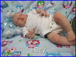 LIFE LIKE SUGAR BABY BOY DOLL BY DONNA RUBERT NEW REBORN REALISTIC FAKE BABY