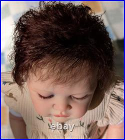 Laci Christine's Newborn Size Reborn Doll Andrea Lynn Handmade Rooted Mohair