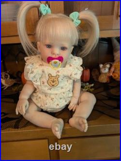 Laci Christine's Reborn Large Toddler Doll Kasey 26 Rooted Blonde Human Hair