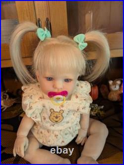 Laci Christine's Reborn Large Toddler Doll Kasey 26 Rooted Blonde Human Hair
