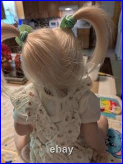 Laci Christine's Reborn Large Toddler Doll Kasey 26 Rooted Blonde Human Hair