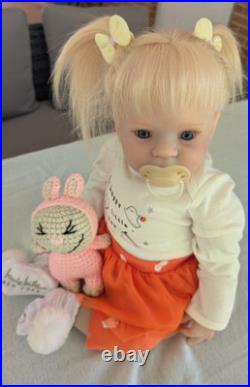Laci Christine's Small Toddler Size 21 Reborn Doll Briar Human Hair