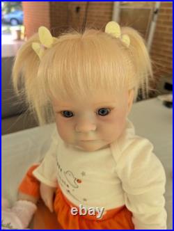 Laci Christine's Small Toddler Size 21 Reborn Doll Briar Human Hair