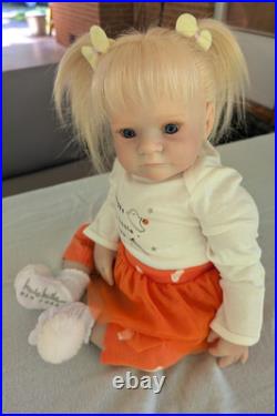 Laci Christine's Small Toddler Size 21 Reborn Doll Briar Human Hair