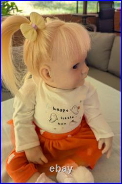 Laci Christine's Small Toddler Size 21 Reborn Doll Briar Human Hair
