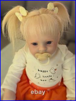 Laci Christine's Small Toddler Size 21 Reborn Doll Briar Human Hair