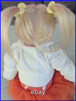 Laci Christine's Small Toddler Size 21 Reborn Doll Briar Human Hair