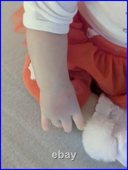 Laci Christine's Small Toddler Size 21 Reborn Doll Briar Human Hair
