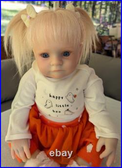 Laci Christine's Small Toddler Size 21 Reborn Doll Briar Human Hair