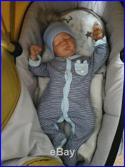 Landon Asleep Realborn By Bountiful Baby OOAK Realistic Lifelike Doll REDUCED