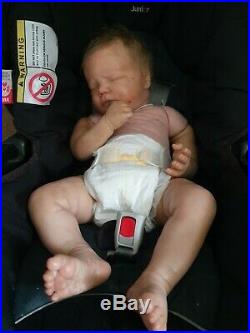 Landon Asleep Realborn By Bountiful Baby OOAK Realistic Lifelike Doll REDUCED