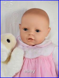 Large 26 Vintage Berjusa Baby Doll Reborn Toddler Doll Cloth Body Vinyl