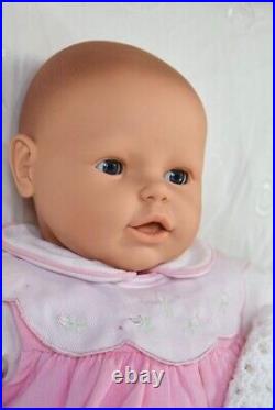 Large 26 Vintage Berjusa Baby Doll Reborn Toddler Doll Cloth Body Vinyl