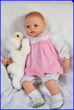 Large 26 Vintage Berjusa Baby Doll Reborn Toddler Doll Cloth Body Vinyl