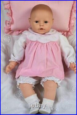 Large 26 Vintage Berjusa Baby Doll Reborn Toddler Doll Cloth Body Vinyl