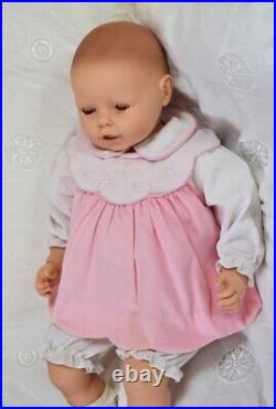 Large 26 Vintage Berjusa Baby Doll Reborn Toddler Doll Cloth Body Vinyl