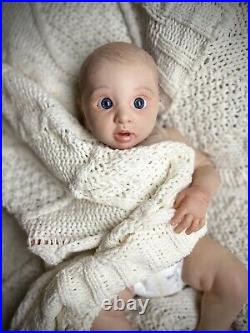 Layla Realborn Reborn 17 Awake Baby Girl Doll Weighted Finished Ready to Ship