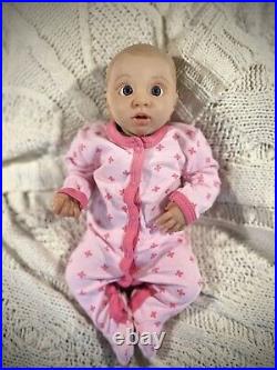 Layla Realborn Reborn 17 Awake Baby Girl Doll Weighted Finished Ready to Ship