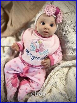 Layla Realborn Reborn 17 Awake Baby Girl Doll Weighted Finished Ready to Ship