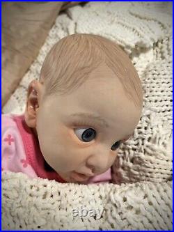 Layla Realborn Reborn 17 Awake Baby Girl Doll Weighted Finished Ready to Ship