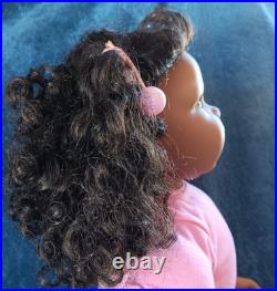 Lee Middleton Doll 24 Girl AA Toddler African American Vinyl Cloth Reva 2004 EU
