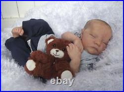 Levi Bonnie Brown Reborn baby boy doll Certificates