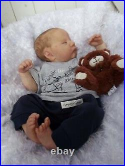 Levi Bonnie Brown Reborn baby boy doll Certificates