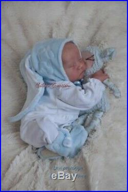 Levi By Bonnie Brown New Reborn Baby Doll Kit @21@Free Flesh Suede Body
