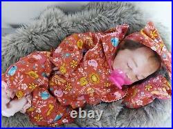 Lexi Reborn Girl Baby Doll Sleeping Painted & Rooted Hair