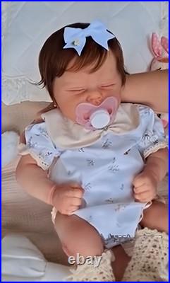 Lifelike 19 Reborn Baby Dolls Realistic Newborn Sleeping Adorable Realistic Toy