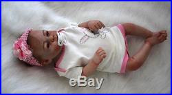 Lifelike 21Reborn Baby doll soft vinyl silicone Realistic Newborn Handmade gift