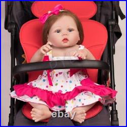 Lifelike Full Body Silicone Vinyl Reborn Dolls Twins Toddler Boy&Girl Kids Gifts