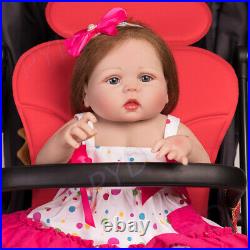 Lifelike Full Body Silicone Vinyl Reborn Dolls Twins Toddler Boy&Girl Kids Gifts