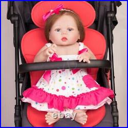 Lifelike Full Body Silicone Vinyl Reborn Dolls Twins Toddler Boy&Girl Kids Gifts