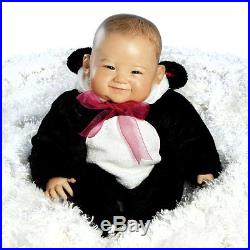 Lifelike Realistic Asian Newborn Weighted Baby Girls Doll Su-Lin Alive Reborn