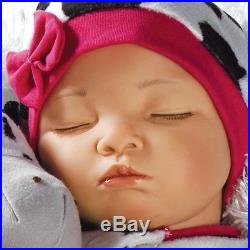 Lifelike Realistic Newborn Weighted Baby Girl Doll Over the Moooon Alive Reborn