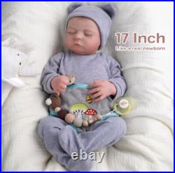 Lifelike Reborn Baby Dolls 17 Inch Realistic Newborn Baby Dolls