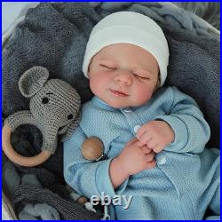 Lifelike Reborn Baby Dolls- 18 Inch Baby Boy Doll, Full Vinyl Body