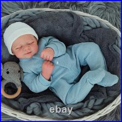 Lifelike Reborn Baby Dolls- 18 Inch Baby Boy Doll, Full Vinyl Body