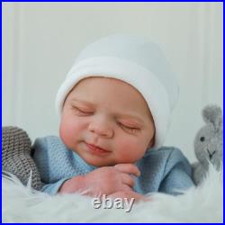 Lifelike Reborn Baby Dolls- 18 Inch Baby Boy Doll, Full Vinyl Body