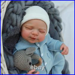 Lifelike Reborn Baby Dolls- 18 Inch Baby Boy Doll, Full Vinyl Body