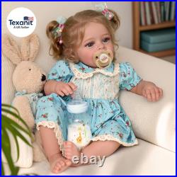 Lifelike Reborn Baby Dolls 18 Inch Realistic-Newborn Baby Dolls Blond Girl Han