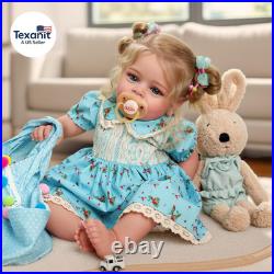 Lifelike Reborn Baby Dolls 18 Inch Realistic-Newborn Baby Dolls Blond Girl Han