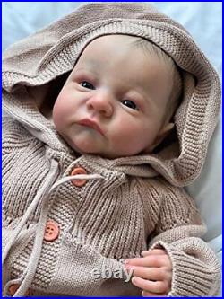 Lifelike Reborn Baby Dolls 19Inch Baby Soft Vinyl Silicone Realistic Newborn