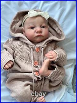 Lifelike Reborn Baby Dolls 19Inch Baby Soft Vinyl Silicone Realistic Newborn