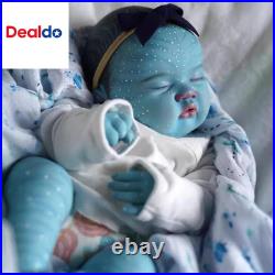 Lifelike Reborn Baby Dolls 19 Inch Realistic Newborn Avatar Doll Cloth Body Real