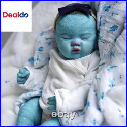 Lifelike Reborn Baby Dolls 19 Inch Realistic Newborn Avatar Doll Cloth Body Real