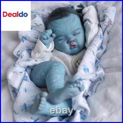 Lifelike Reborn Baby Dolls 19 Inch Realistic Newborn Avatar Doll Cloth Body Real