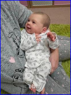 Lifelike Reborn Baby Dolls 20Inch Sweet Smile Realistic Newborn Full Vinyl Body