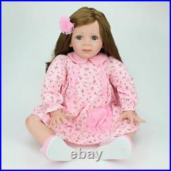 Lifelike Reborn Baby Dolls 22 Toddler Boy&24Girl Handmade Cuddly Babies Gifts